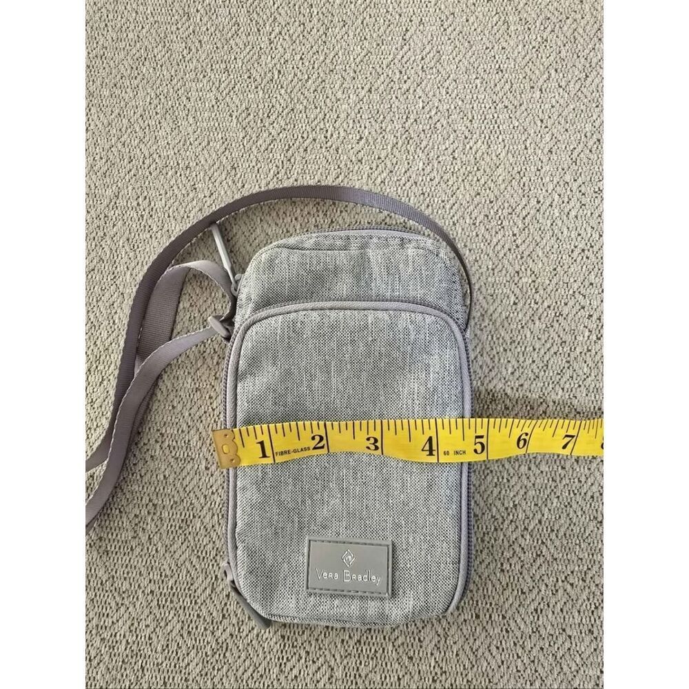 Vera Bradley Heather Gray Mini Hipster Crossbody Bag - Picture 9 of 9
